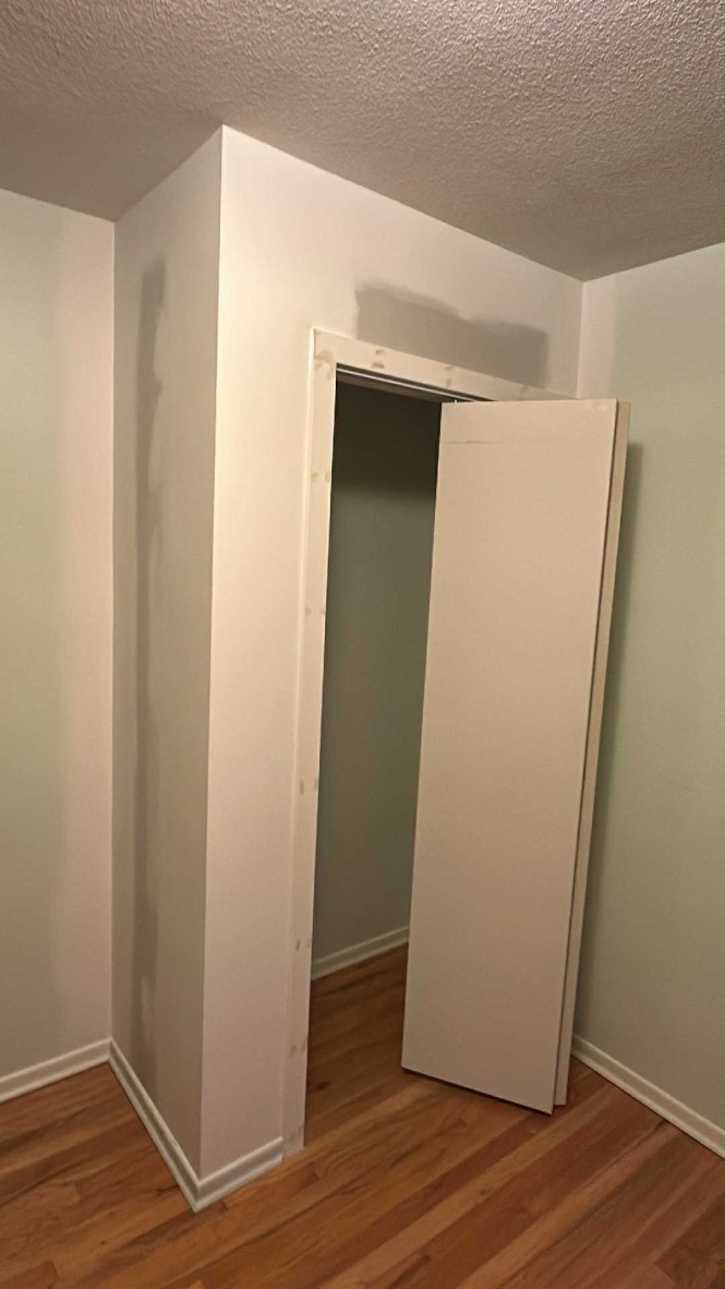 Interior room before renovation