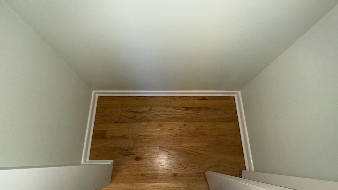Finished interior renovation